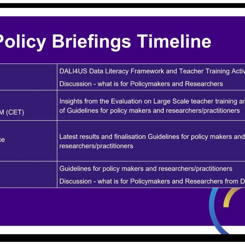 policy briefings timeline